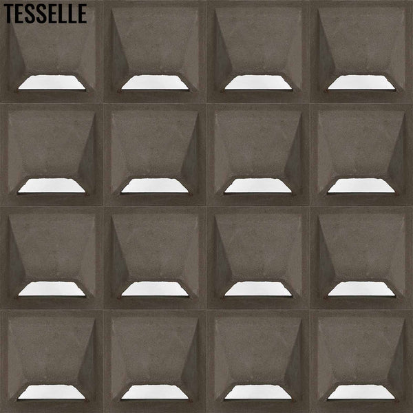 Pali Dimensional Natural Cement 7.5" Breeze Block | Grey 1