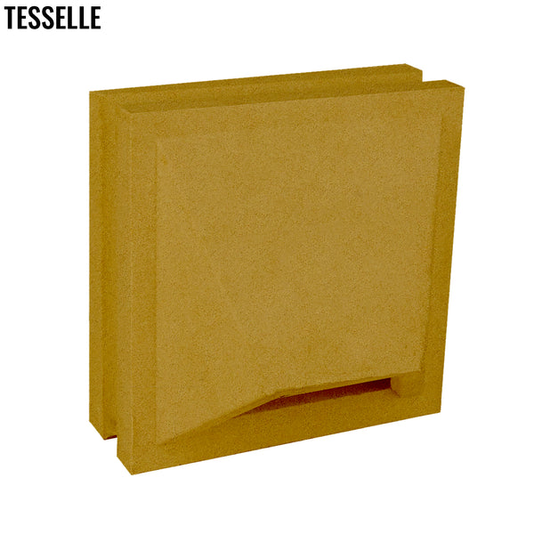 Pali Saffron Yellow 7.5" Cement Breeze Block 1