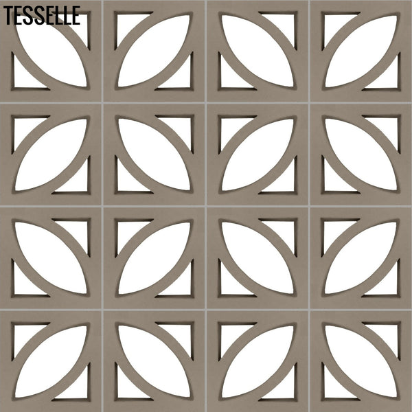 Products Palma Grey 11.4" Cement Breeze Block 1
