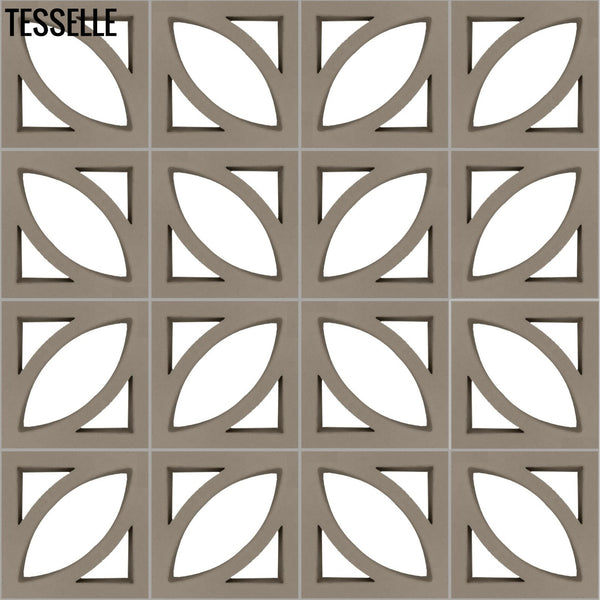 Products Palma Grey 11.4" Cement Breeze Block 2