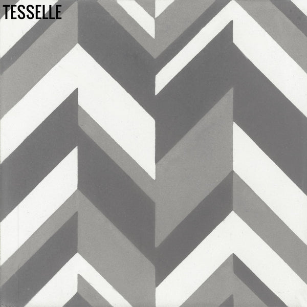 Parquet Birch 8" Square Cement Tile