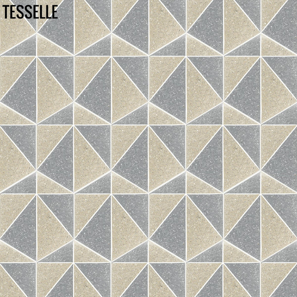 Pinnacle Cliffside 9x8" Hexagonal Cement Tile Layout E