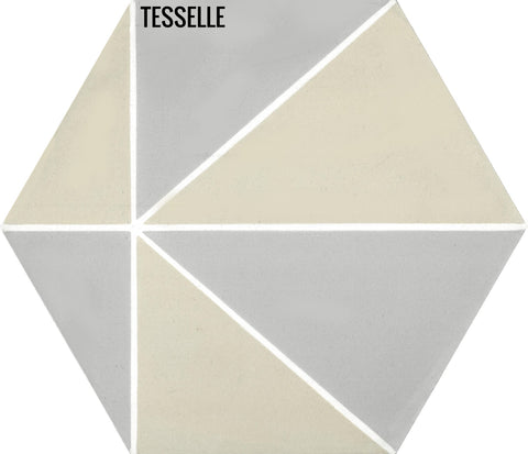 Pinnacle Summit 9x8" Hexagonal Cement Tile