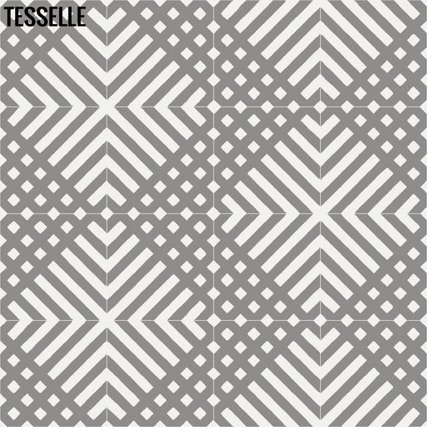 Platform Spark 8" Square Cement Tile 2