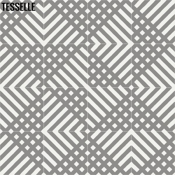 Platform Spark 8" Square Cement Tile 8
