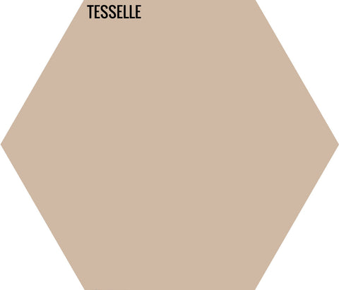 Playa 1004 - 9"x8" Hexagonal Cement Tile