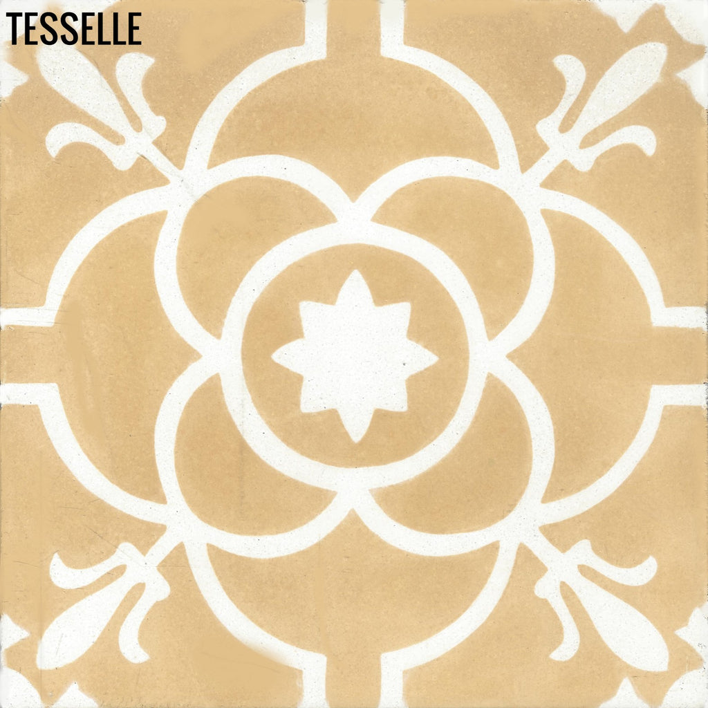 Provence Quartier 8" Square Cement Tile