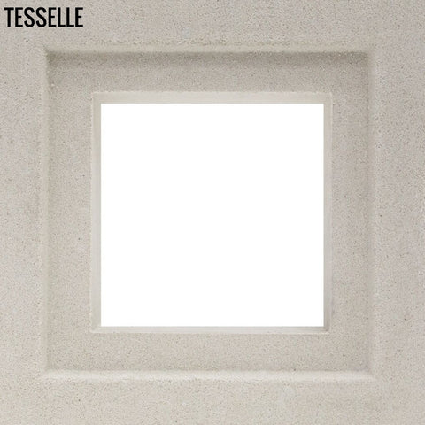 Quad White 7.5" Cement Breeze Block