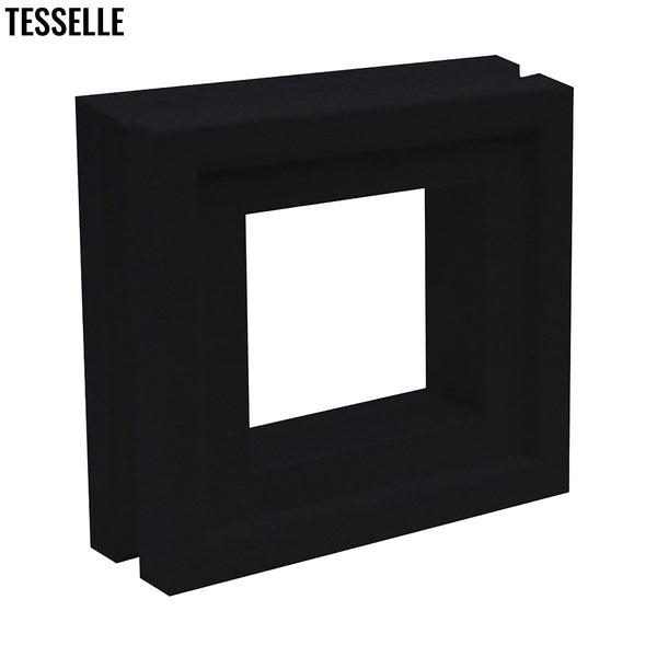 Quad Coal Black 7.5" Cement Breeze Block 1