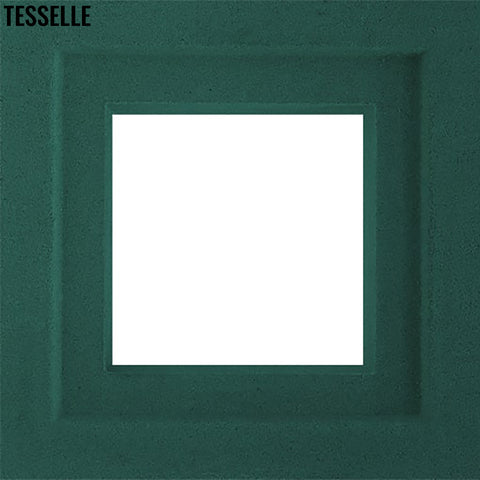 Quad Jade Green 7.5" Cement Breeze Block
