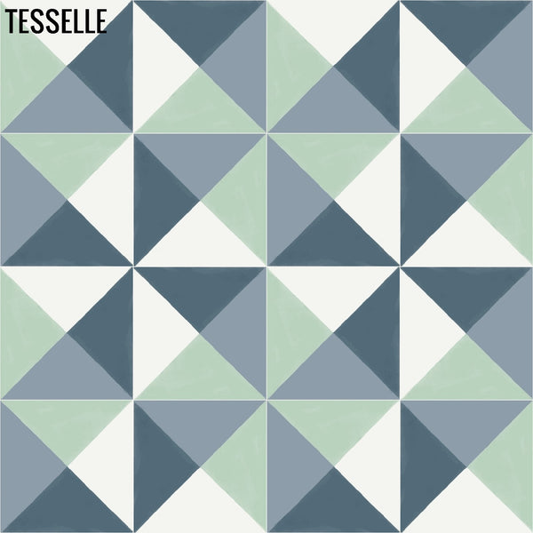 Quatra Gliese 8" Square Cement Tile 6