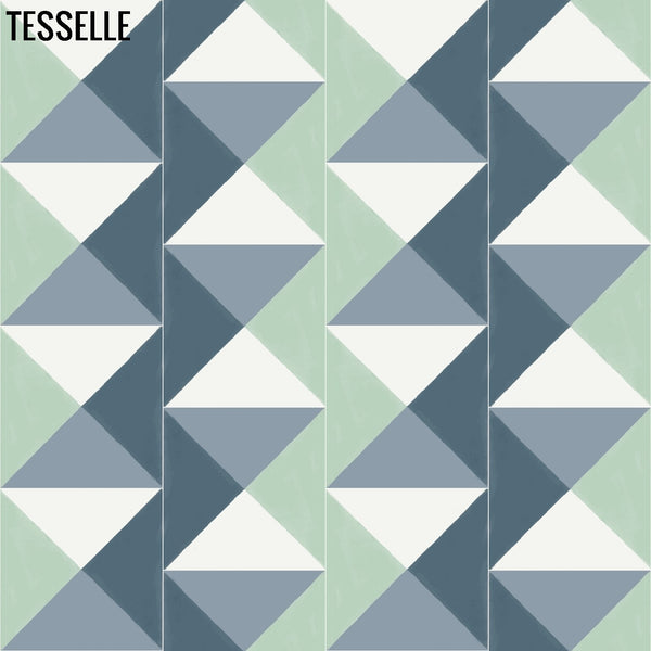 Quatra Gliese 8" Square Cement Tile 7