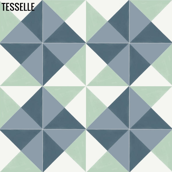 Quatra Gliese 8" Square Cement Tile 1