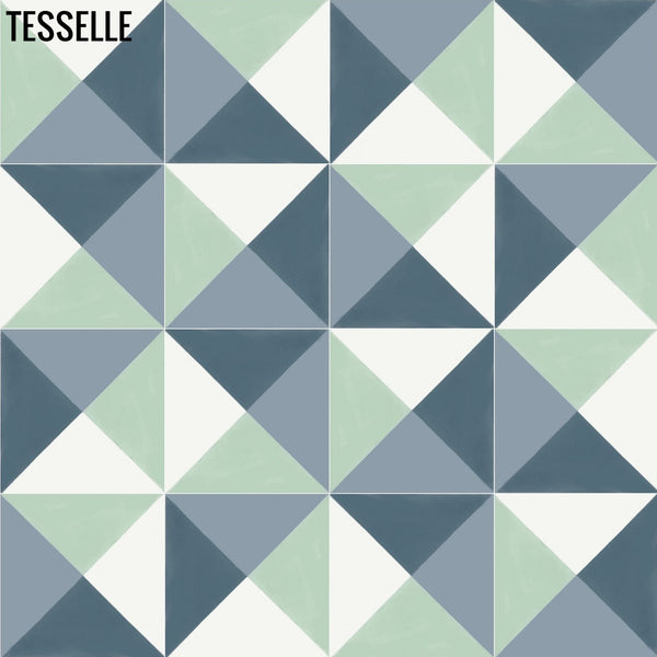 Quatra Gliese 8" Square Cement Tile 4
