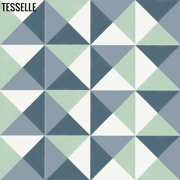 Quatra Gliese 8" Square Cement Tile 5