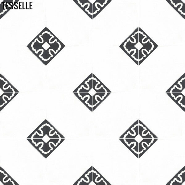 Rosarito Delmar 8" Square Cement Tile 1