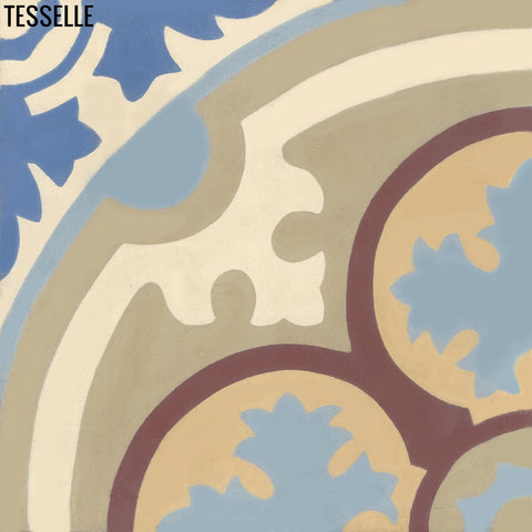Sancerre Tuscan 8" Square Cement Tile