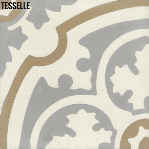 Sancerre Mineral 8" Square Cement Tile