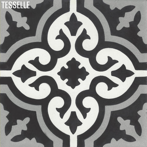 Santiago Ciana 8" Square Cement Tile