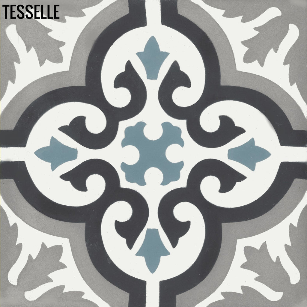 Santiago Mari 8" Square Cement Tile