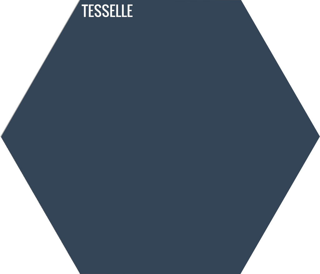 Sea 4012 - 9"x8" Hexagonal Cement Tile