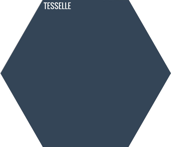 Sea 4012 - 9"x8" Hexagonal Cement Tile