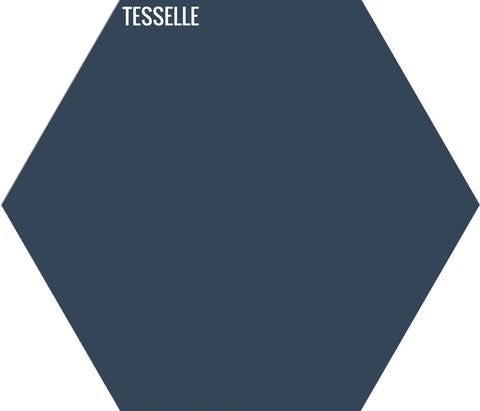 Sea 4012 - 9"x8" Hexagonal Cement Tile