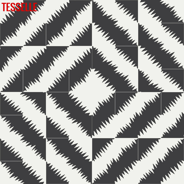 Serrata La Kiva 8" Square Cement Tile 6