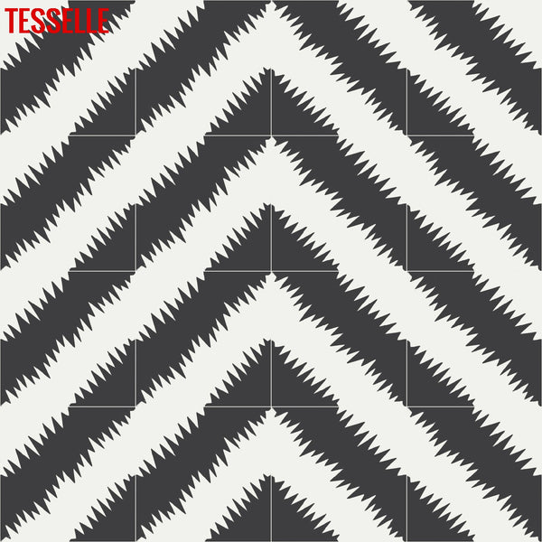 Serrata La Kiva 8" Square Cement Tile 3