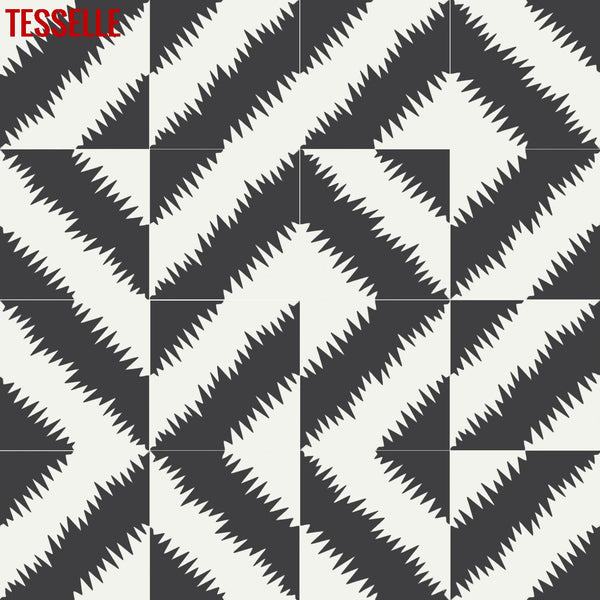 Serrata La Kiva 8" Square Cement Tile 7