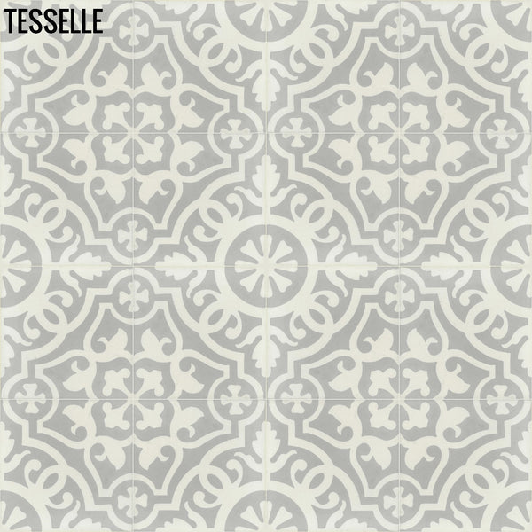 Sevilla Niebla 8" Square Cement Tile 4X4