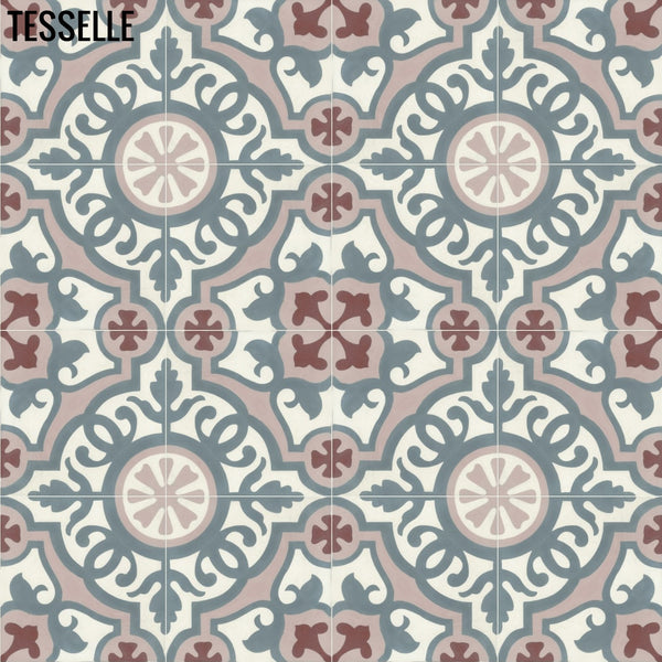 Sevilla Pilatos 8" Square Cement Tile