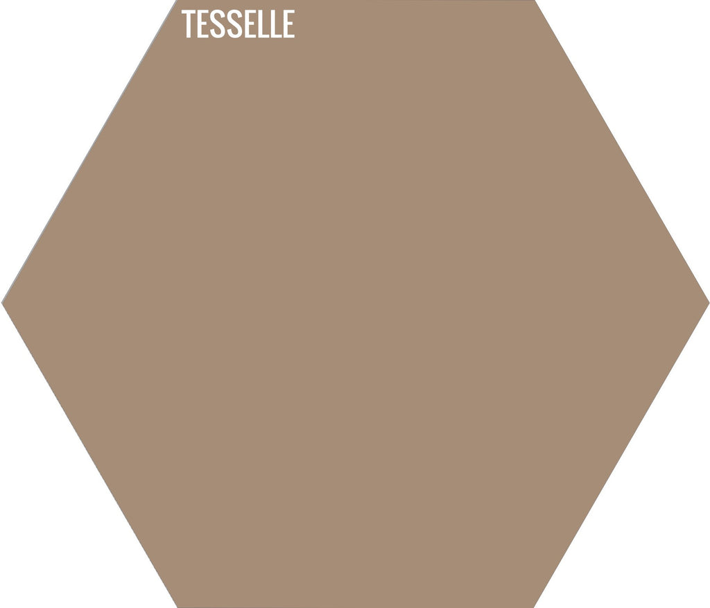 Shell 7008 - 9"x8" Hexagonal Cement Tile
