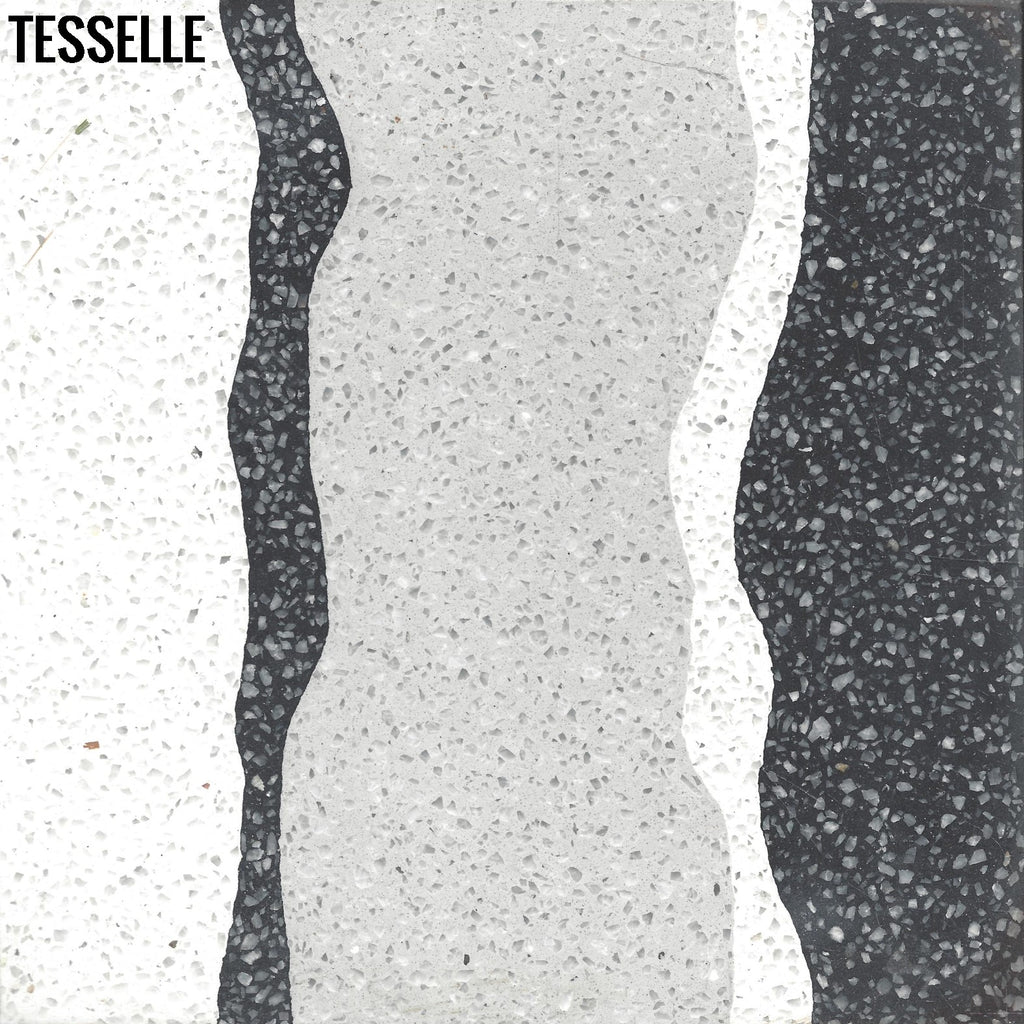 Shoreline Newport 8" Square Terrazzo Cement Tile Media