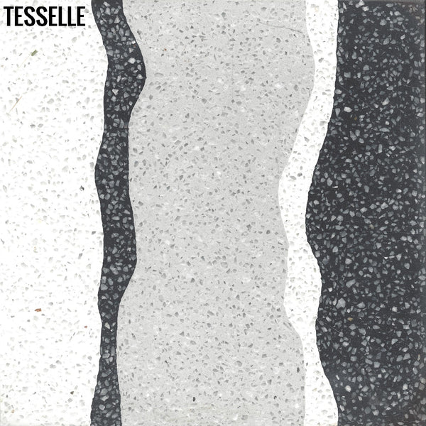 Shoreline Newport 8" Square Terrazzo Cement Tile Media