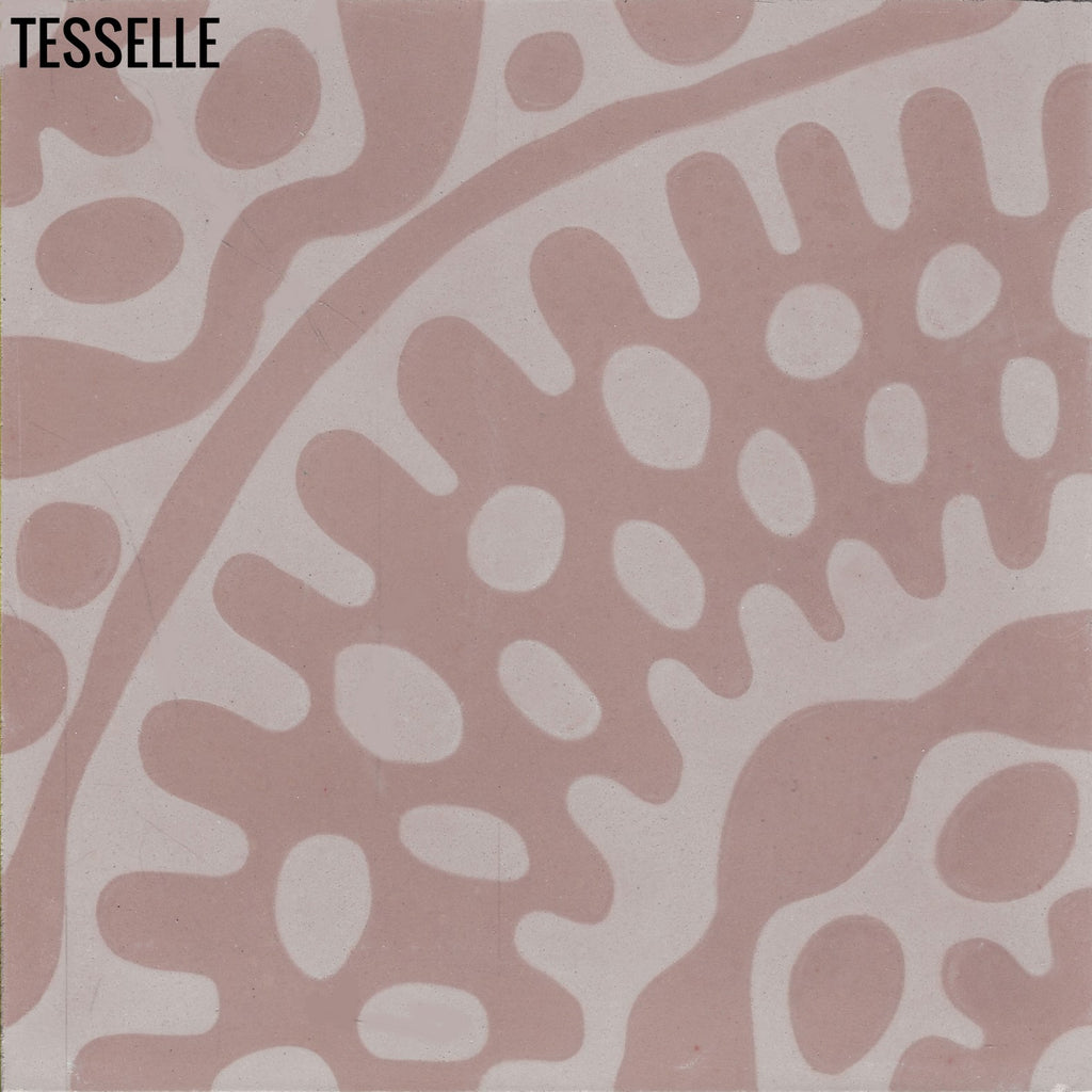 Sonora Blush 8" Square Cement Tile