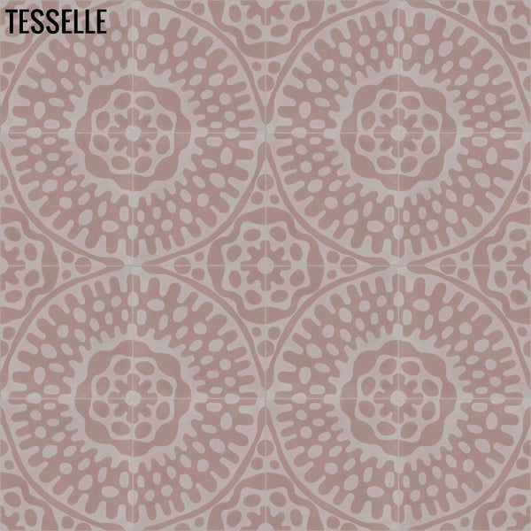 Sonora Blush 8" Square Cement Tile