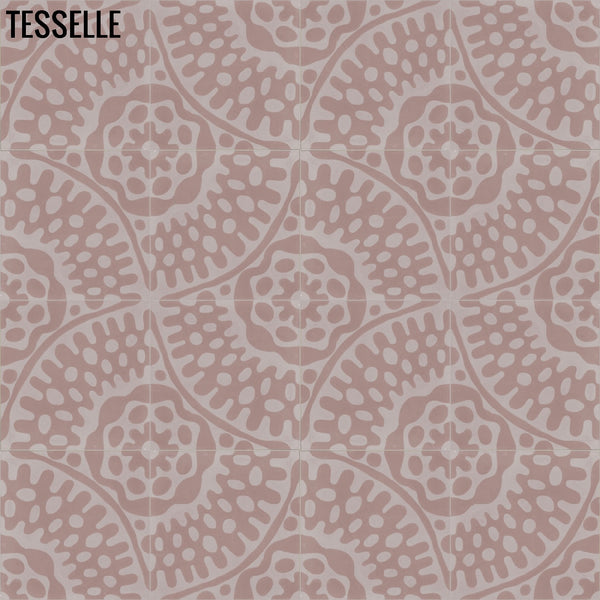 Sonora Blush 8" Square Cement Tile