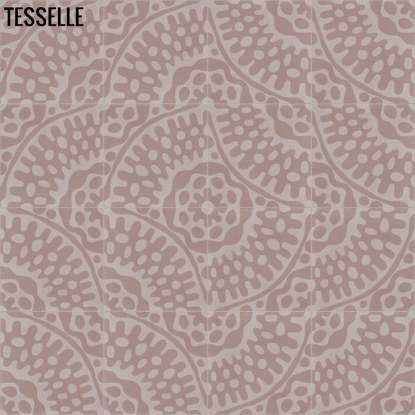 Sonora Blush 8" Square Cement Tile