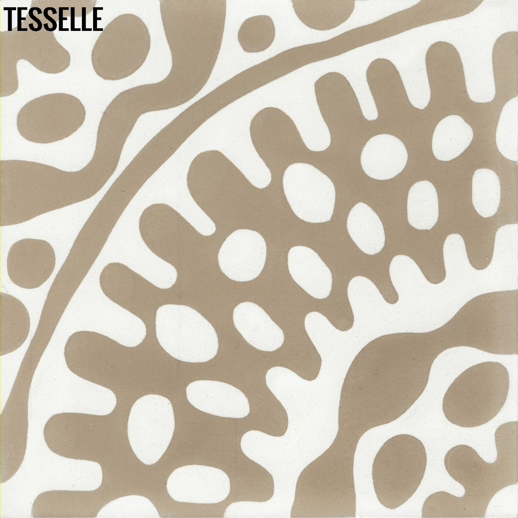 Sonora Sola 8" Square Cement Tile | Madallion Pattern