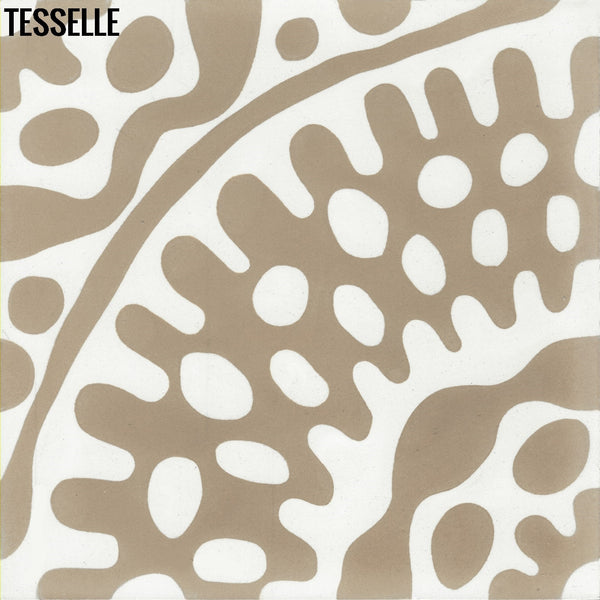 Sonora Sola 8" Square Cement Tile | Madallion Pattern