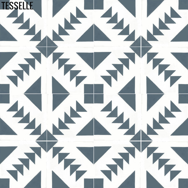 Spatial Florentine 8" Square Cement Tile 1