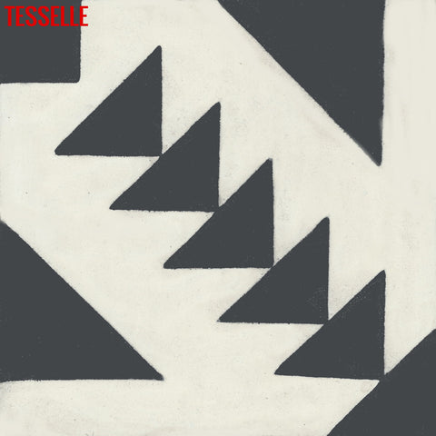 Spatial 8" Square Cement Tile - Contrass