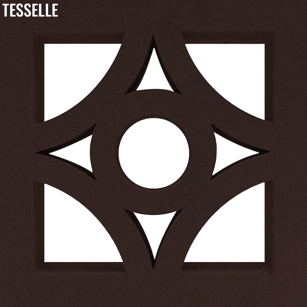 Starlight Espresso Brown 7.5" Cement Breeze Block