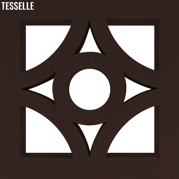 Starlight Espresso Brown 7.5" Cement Breeze Block