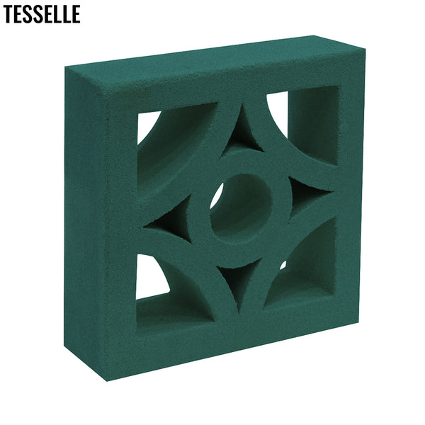 Starlight Jade Green 7.5" Cement Breeze Block 1
