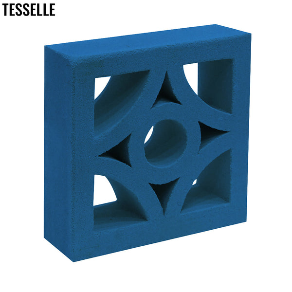 Starlight River Blue  7.5" Cement Breeze Block 1