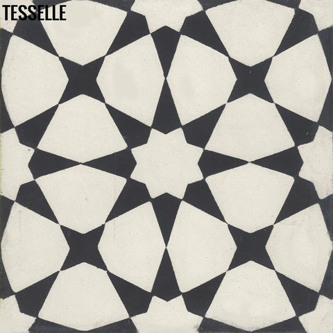 Starre Variel 8" Square Cement Tile