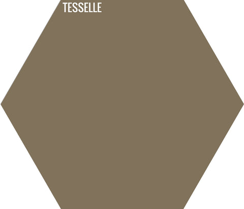 Straw 6004 - 9"x8" Hexagonal Cement Tile