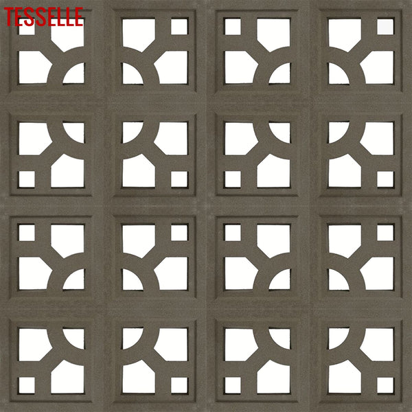 Structure Natural Cement 7.5" Breeze Block | Grey 1